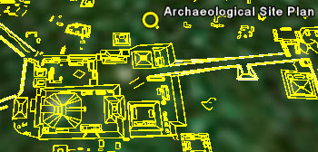 Screenshot - Yellow polygon lines contrast well against green satellite imagery