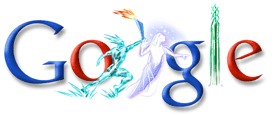 Google logga OS öppningsdagen i Turin 2006