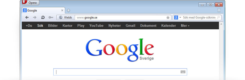 Startsida google